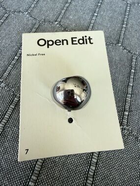 Nordstrom Open Edit Chunky Silver Ring